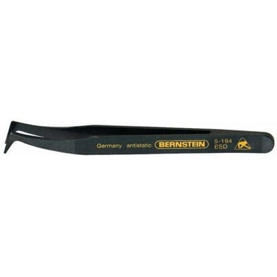 BERNSTEIN Tools for Electronics 5-194 Precisiepincet Elektronica en fijnmechanica NK6 Haak, stomp 120 mm