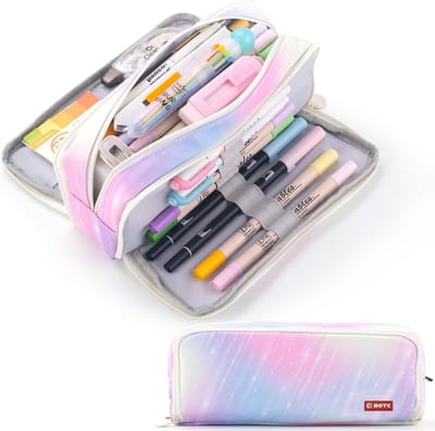BOTC Etui - Pennenzak - Etui jongens - Etui meisjes - 24x8x11 cm - schoolspullen - etuis voor school - Regenboog