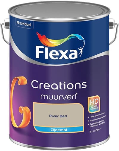 Flexa - Creations Muurverf Zijdemat - River Bed - Mengverf - 5 L