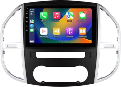 Autoradio met bluetooth - Carplay - Voor Mercedes Benz Vito W447 (2014-2021) - Geschikt voor Apple en Android - Stereo - Navigatie - Navigatiesysteem auto - 2GB 32GB