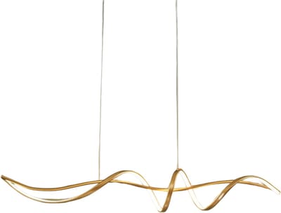 Kosilum - Lybella - Hanglamp - Goud - Aluminium en siliconen