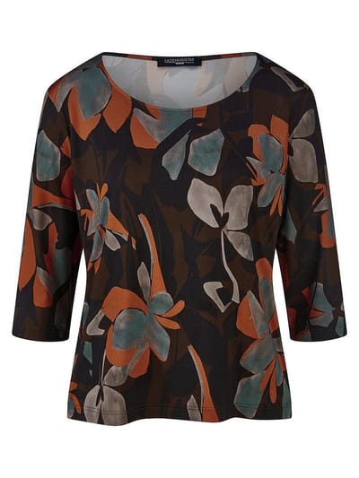 Shirt ronde hals Van Fadenmeister Berlin bruin