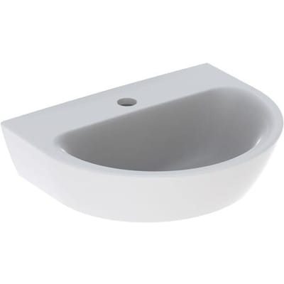 Geberit Renova hand wash basin 45 x 36 cm with tap hole without overflow 500.494.01.1