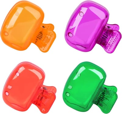 Tandenborstelhoezen Set - Reiscontainers Tandenborstel - Hygiënisch Vervoer - Universele Pasvorm - Compact Formaat - Vier Kleuren