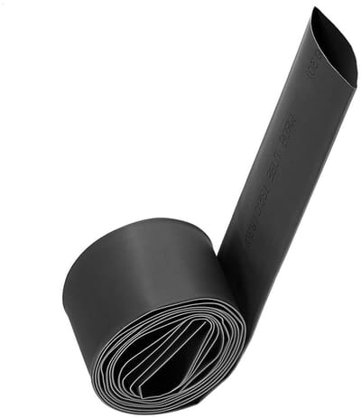 Heat Shrink Tube 30mm, 2m Lengte, 2:1 Verhouding, Lijm Gevoerde Warmte Krimp Tubing voor Elektrische Isolatie, Reparaties en Draadverbindingen, Zwart