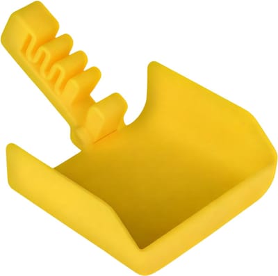 3D Prints Strand Telefoon Zonnescherm – Anti-Reflecterend – Universeel Anti-Glare – Geel – Verstelbare Hoek – Draagbare Zwembad Telefoon Paraplu