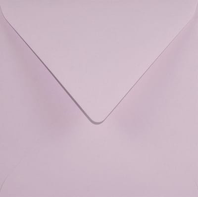 Gladde paarse enveloppen A5 - 153 x 153 mm - 25 stuks - NK natgelijmde - 90 gram - Burano - Netuno