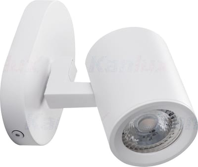 Laurin 1 wandlamp - plafondlamp spot - incl LED - wit