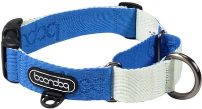 Boondog - Martingale Collar - Cream/Blue - S