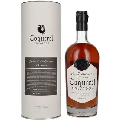 Coquerel Grand Calvados 15 Ans 42% Vol. 0,7l in geschenkverpakking