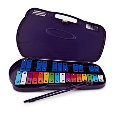 playLITE Kleurrijk Glockenspiel met 27 Staven van Gear4music