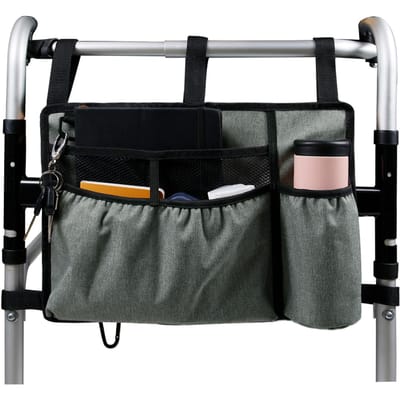 Walker Bag Walker Organizer Pouch Bijlagen Tassen met bekerhouder Grote capaciteit Accessoiremand