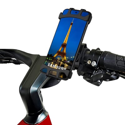 Opline Telefoon Fietshouder - universeel voor 4 t/m 6.9 inch smartphones - 360° draaibaar