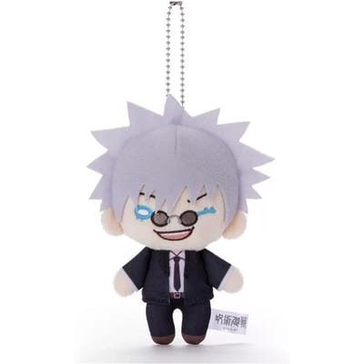 Nieuwe Anime Jujutsu Kaisen Satoru Gojo Geto Suguru Mini Poppetje Rugzak Bedeltje Sier Speeltje Cadeau Langdurig Hoge Kwaliteit gray