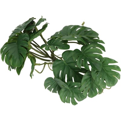 Kunstmatige Palmplanten Bladeren Natuurlijk Veilig Voeg Plezier toe Plastic Schildpadblad Decoratie met Zuignap black