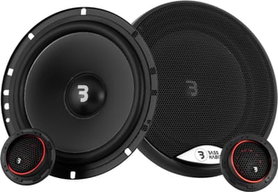 Bass Habit Play 165mm Component Speaker 120W Max Audio Systeem Zwart
