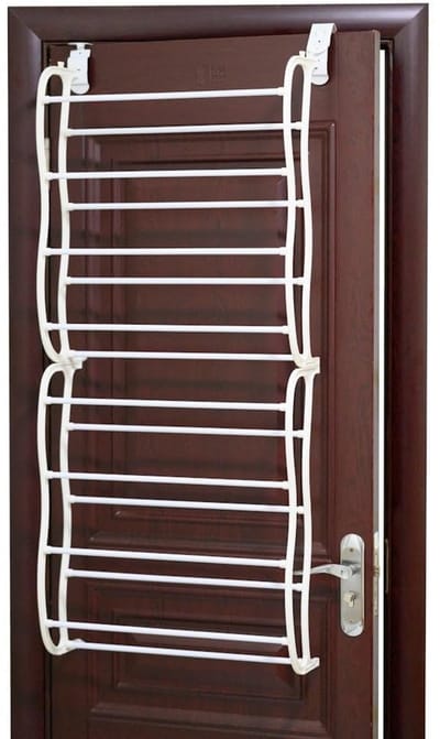 Dailygoods- Schoenenrek 8 Laags voor 24 Paar - Hangend Schoenenrek - Organizer voor Schoenen - Metaal - Stevig - 120 cm Hoog - Schoenenopberger