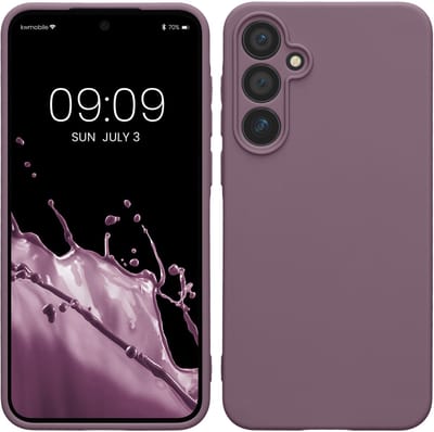 kwmobile telefoonhoesje geschikt voor Samsung Galaxy A55 5G - Hoesje voor smartphone - Precisie camera uitsnede - In Bleke iris