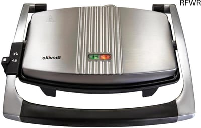 RFWR® Panini Press en Toastie Maker - 3-Slice Roestvrij Staal