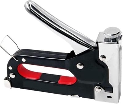 Nietpistool 3-in-1 - Nietmachine Spijkerpistool - Meubels Repareren - Roestvrij Staal - 3 Maten Nietjes - Zilver