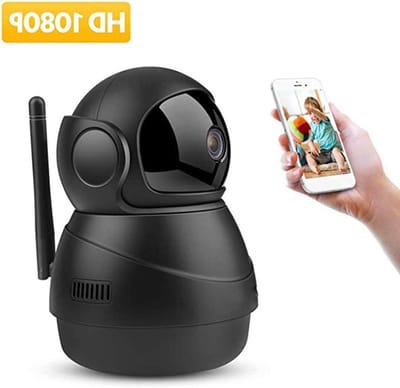 Wifi Smart Camera - Thuis HD Monitor - Beveiliging Thuis - Automatisch Nachtzicht - 1080p Resolutie - Zwart