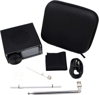Radio Ontvanger - Kortegolf Radio - Muziek Luisteren - Kleuren Touchscreen - 11.1 x 10.2 cm - Zilver