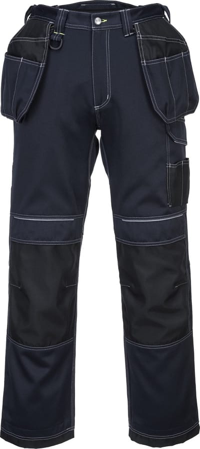 Portwest PW3 Werkbroek met holsterzakken T602 - Marine/Zwart - 28