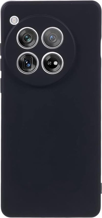 Coverup Hoesje - Geschikt voor OnePlus 12 Hoesje - Coverup Colour TPU Back Cover - Charcoal Black