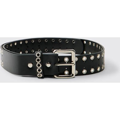 Pu Riem Met Studs | Black | Size Large/XL