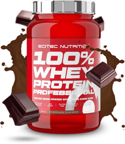 Scitec Nutrition® - 100% Whey Protein Professional (920 gram - Chocolate) - Chocolade - 30 eiwitshakes - Premium proteine poeder - eiwitpoeder met aminozuren