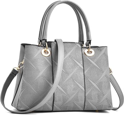 Dames Schoudertas - Handtas Werk Tas - Dagelijks Gebruik - 3D Embossing Patroon - 28 x 13 x 19 cm