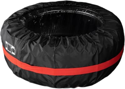 Reserveband Tas - Wiel Opslag - Recreatief Rijden - Weerbestendig Ontwerp - Maat S - Rood