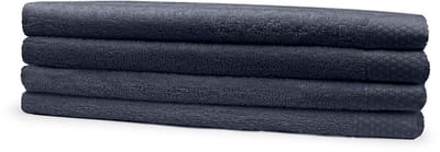 Eleganzzz Gastendoekjes - Set van 4 - Gastendoekje 30x50cm - 420 gr/m2 - 100% Katoen - dark grey