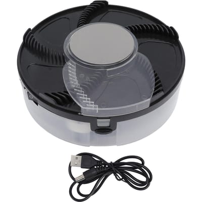 Appareil Piège à Nuisibles Alimentation USB ABS Attrape-Nuisibles Automatique pour Cuisine de Restaurant Noir noir