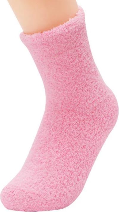 Fluffy dames sokken - huissokken - slofsokken - Drukvrije boord - 36 - 40 - roze - eztra zacht - cadeau voor haar - gift - geschenk