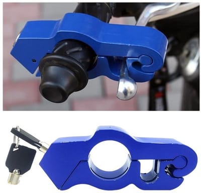 Dailygoody - Motorfiets-stuurslot - Diefstalbeveiliging - Blauw