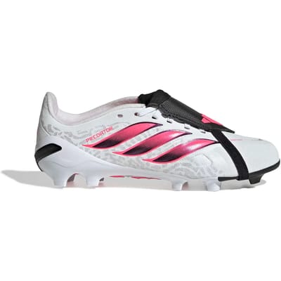 Adidas Performance Predator League Fold-Over Tongue Firm Ground Voetbalschoenen Kids - Kinderen - Wit