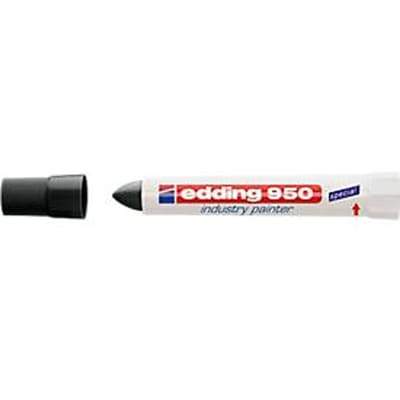 Edding - Viltstift edding 950 pastamarker rond zwart 10mm | 10 stuks