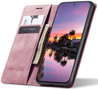 Hoesje geschikt voor OnePlus 13T / 13S / 13 Mini - Book Case Leer Slimline Roze