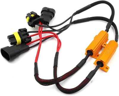 2x LED Belastingsweerstand voor Mistlampen H8 H11 - 50W 6 Ohm Canbus Decoders