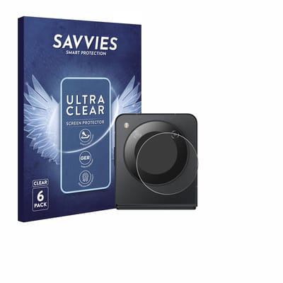 Savvies - Screenprotector voor Nubia Flip 5G (ALLEEN Camera) - Folie Beschermfolie transparant 6 Stuks