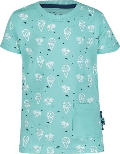 4PRESIDENT T-shirt jongens - Ice Cream AOP - Maat 86