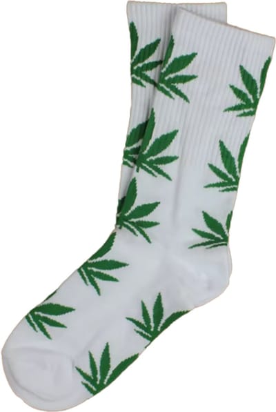 Sokken met wietblaadjes - Wiet sokken - Weed socks - Cadeau - Sokken - Wit/Groen- Unisex - One size - 36-45 - CHPN