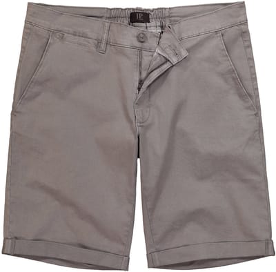 JP 1880 - Heren - Chino-bermuda Buik-Fit Regular Fit - Grijs - Maat 68