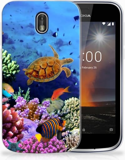 Nokia 1 TPU Hoesje Vissen