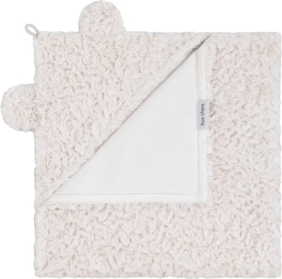 Baby's Only Wikkeldeken Snow - met oortjes - Wolwit - 75x75 cm