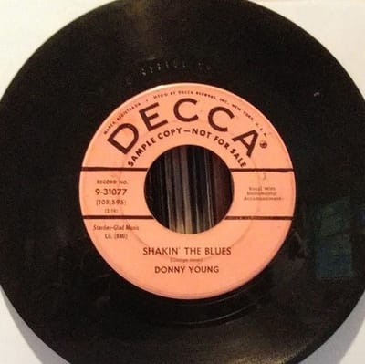 Donny Young - Shakin' The Blues (7" Single)