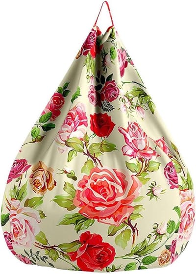 Zitzak Stoelhoes - Luie Sofahoes - Opbergen Knuffels - Wasbaar Materiaal - 90x110cm - Lichtgroen