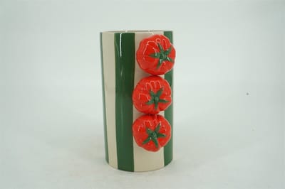 HomeBound by KY | Aardewerk vaas tomatoes | bloemenvaas | vaas tomatoes