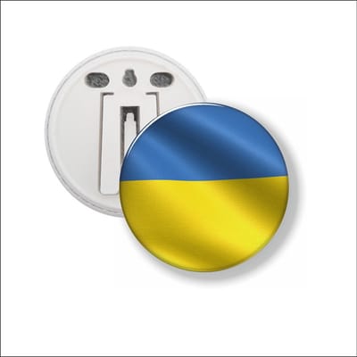 Button Met Clip - Oekraine Vlag